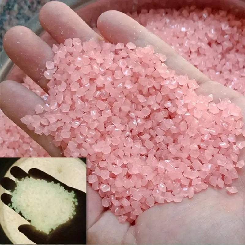 1000pcs Luminous Stones, Resin Glow In The Dark Rocks For Halloween Decor, Micro Landscape, Bonsai Decor, Pathway, Aquarium, Lawn, Yard, Fall Decor